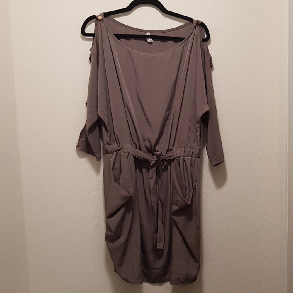 EUC Pitaya Greek/Roman Toga Style Mini Dress